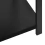 Libreria Dritta Piccola Nera 33,5x39,6x79,7 cm in Truciolato