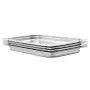 Contenitori Gastronorm 4 pz GN 1/1 40 mm in Acciaio Inox