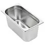 Contenitori Gastronorm 4 pz GN 1/3 150 mm in Acciaio Inox