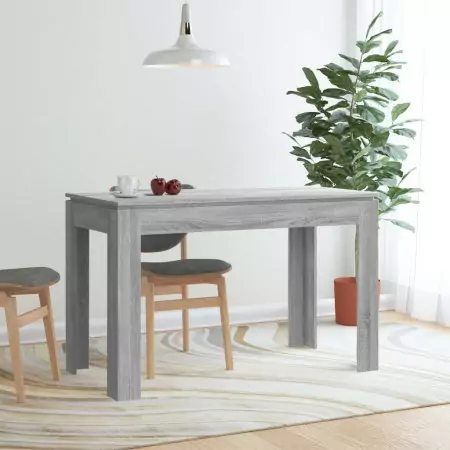 Tavolo da Pranzo Grigio Sonoma 120x60x76 cm Legno Multistrato