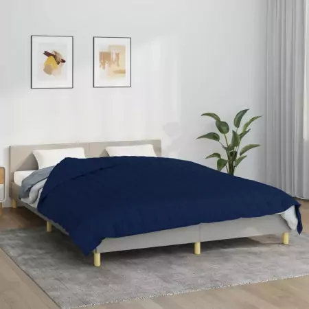 Coperta Ponderata Blu 220x230 cm 11 kg Tessuto