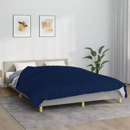 Coperta Ponderata Blu 220x240 cm 15 kg Tessuto