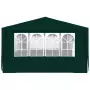 Gazebo Professionale con Pareti 4x9 m Verde 90 g/m²