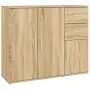 Credenza Rovere Sonoma 91x29,5x75 cm in Legno Multistrato