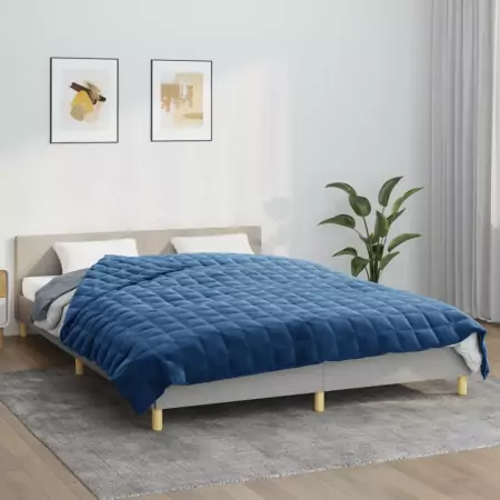 Coperta Ponderata Blu 200x220 cm 13 kg Tessuto