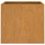 Fioriere 2 pz Grigie 42x40x39 cm Acciaio Corten