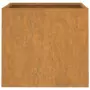 Fioriere 2 pz Grigie 49x47x46 cm Acciaio Corten