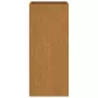 Fioriera Grigia 32x27,5x75 cm Acciaio Corten