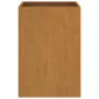 Fioriera Grigia 52x48x75 cm Acciaio Corten