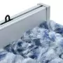 Zanzariera Blu e Bianco 90x200 cm Ciniglia