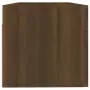 Mobile Pensile Rovere Marrone 100x36,5x35 cm Legno Multistrato