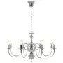 Lampadario Argento con 8 Lampadine E14