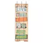 Appendiabiti da Parete con 6 Ganci LIVE LIFE 120x40 cm