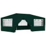 Gazebo Professionale con Pareti 4x6 m Verde 90 g/m²