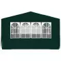 Gazebo Professionale con Pareti 4x6 m Verde 90 g/m²