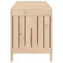 Contenitore da Giardino 108x42,5x54 cm Legno Massello di Pino