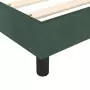 Giroletto a Molle Verde Scuro 90x200 cm in Velluto