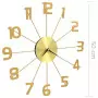 Orologio da Parete in Metallo 50 cm Dorato