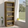 Libreria/Divisorio Marrone Miele 60x35x167 cm in Legno di Pino