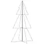 Albero di Natale a Cono 300 LED per Interni Esterni 120x220 cm