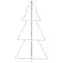 Albero di Natale a Cono 300 LED per Interni Esterni 120x220 cm