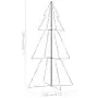 Albero di Natale a Cono 300 LED per Interni Esterni 120x220 cm