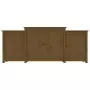 Credenza Marrone Miele 164x37x68 cm in Legno Massello di Pino