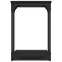 Tavolino Nero 50x35x52 cm in Legno Multistrato