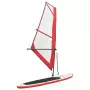 Set Tavola Gonfiabile da SUP con Vela Rosso e Bianco