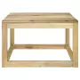 Tavoli Giardino Pallet 2pz Marrone 60x60x36,5cm Pino Impregnato