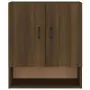 Armadietto a Muro Rovere Marrone 60x31x70 cm Legno Multistrato