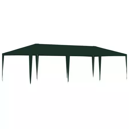 Gazebo Professionale 4x9 m Verde 90 g/m²