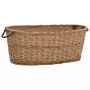 Cesta per Legna con Maniglie 88x57x34cm Salice Naturale