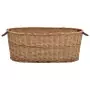 Cesta per Legna con Maniglie 88x57x34cm Salice Naturale