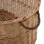 Cesta per Legna con Maniglie 88x57x34cm Salice Naturale