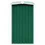 Capannone da Giardino in Acciaio Zincato 330x92x153cm Verde