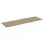 Cuscino per Lettino Prendisole Beige 200x70x3 cm in Tessuto