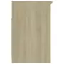 Cassettiera Rovere Sonoma 40x50x76 cm in Legno Multistrato