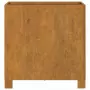 Fioriera con Gambe Grigia 42x40x43 cm Acciaio Corten