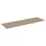 Cuscino per Lettino Prendisole Beige 200x60x3 cm in Tessuto