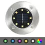 Lampade Solari da Terra 8 pz Luci a LED Colori RGB