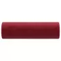 Cuscini Decorativi 2 pz Rosso Vino Ø15x50 cm in Velluto