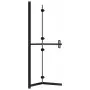 Parete per Doccia Walk-in Pieghevole in Vetro ESG 90x190 cm