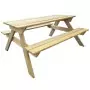 Tavolo da Picnic 150x135x71,5 cm in Legno