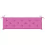 Cuscini per Panca 2pz Rosa 180x50x7 cm Tessuto