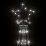 Albero di Natale a Cono Bianco Freddo 1134 LED 230x800 cm