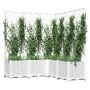 Fioriera da Giardino con Graticcio Bianco 120x120x136 cm PP