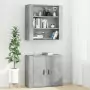 Credenza Grigio Cemento in Legno Multistrato