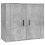 Credenza Grigio Cemento in Legno Multistrato