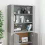 Credenza Grigio Sonoma in Legno Multistrato